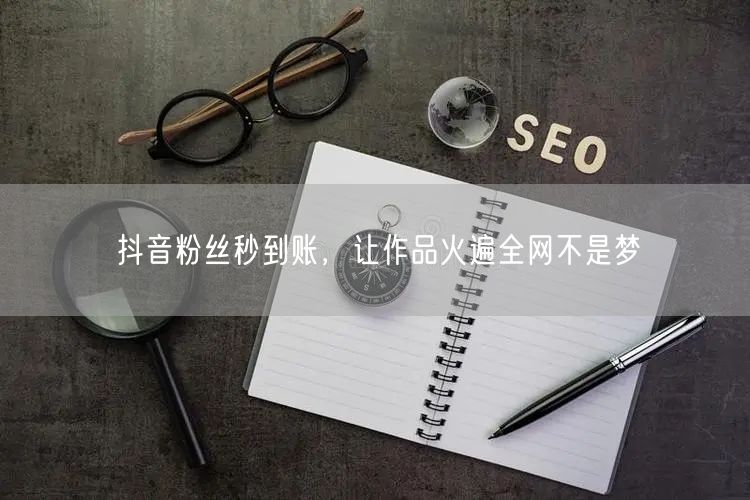 抖音粉丝秒到账，让作品火遍全网不是梦