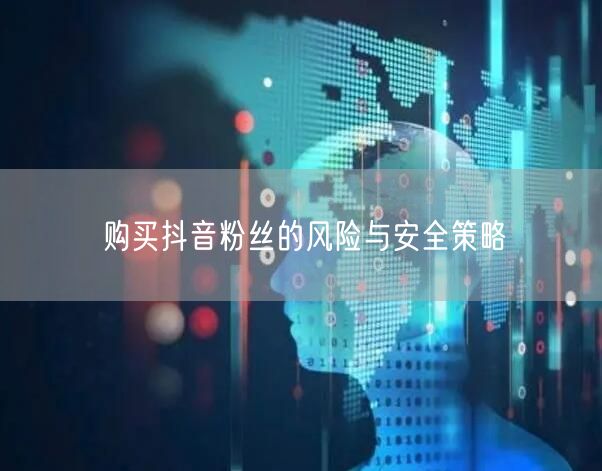 购买抖音粉丝的风险与安全策略