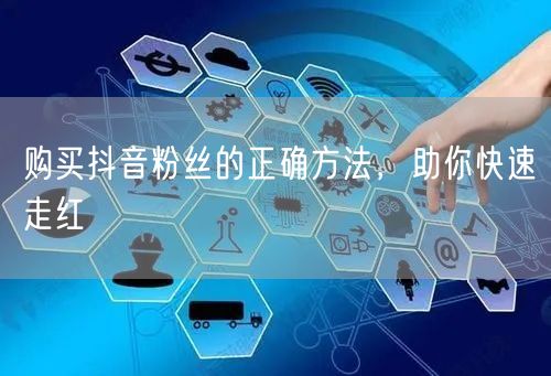 购买抖音粉丝的正确方法，助你快速走红