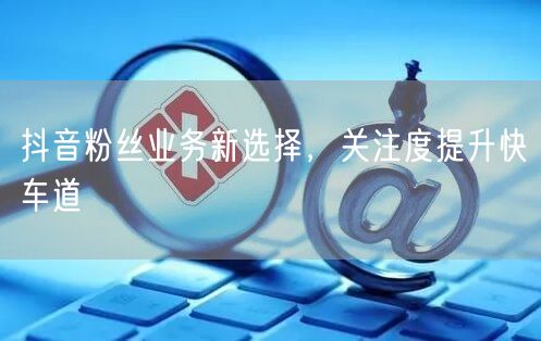 抖音粉丝业务新选择，关注度提升快车道